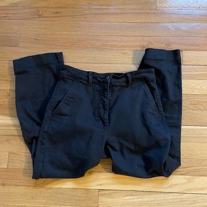 Everlane Straight Crop Black Pants, 6 Short